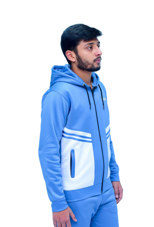 Athlico Men Winter Trending Tracksuit in Bllue & White - Image 7