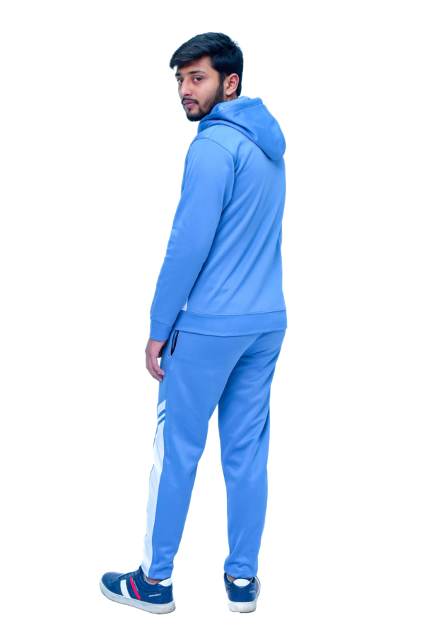 Athlico Men Winter Trending Tracksuit in Bllue & White - Image 9